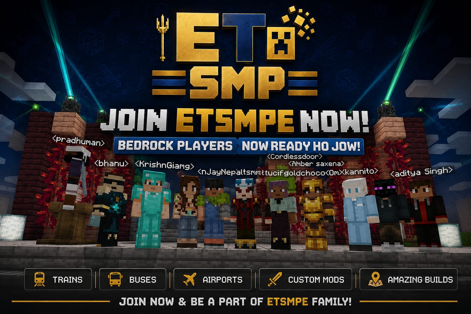 ETSMPE Minecraft Banner